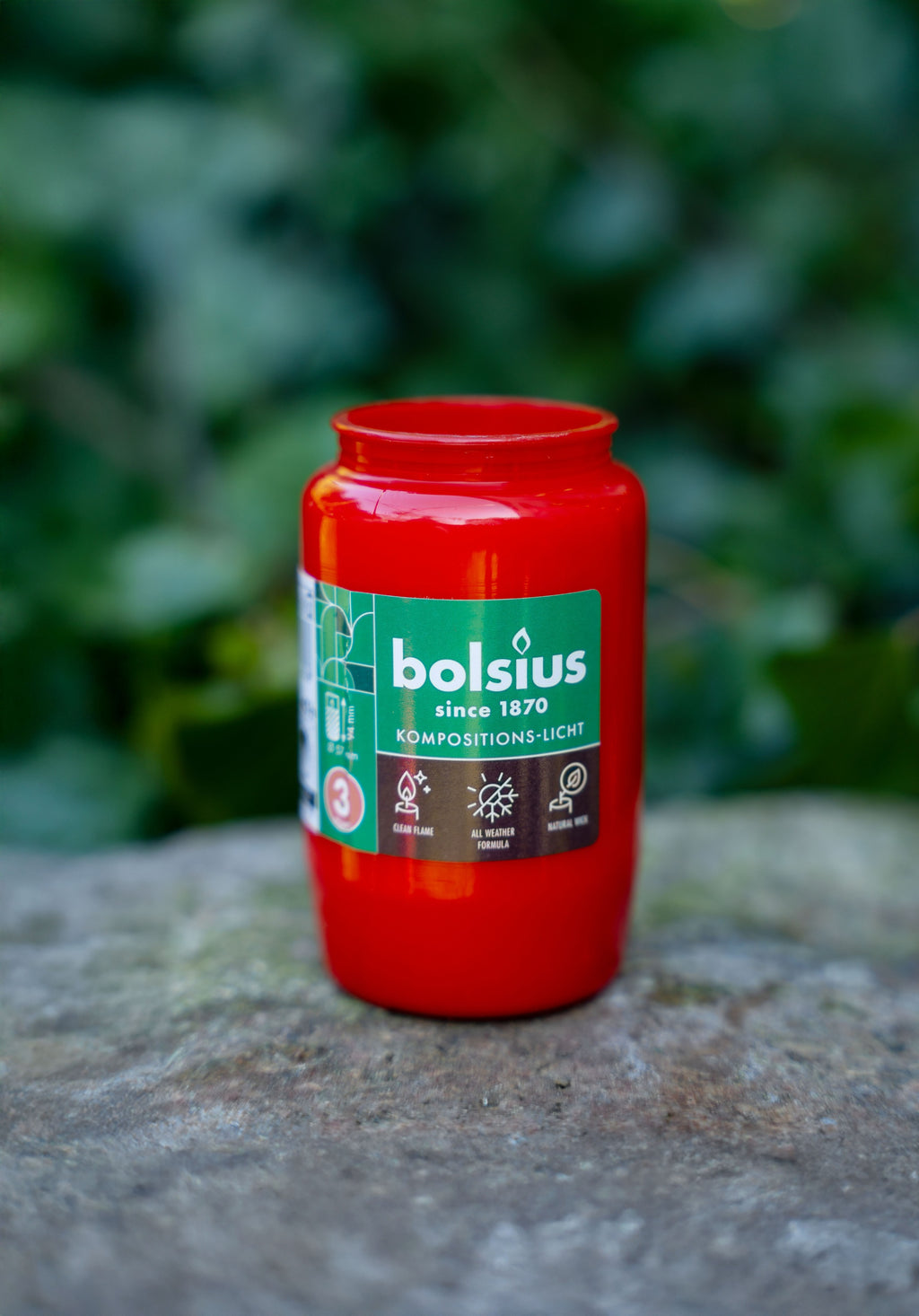 Bolsius - Herdenkingslicht - Rood - 20 stuks - 50 Branduren