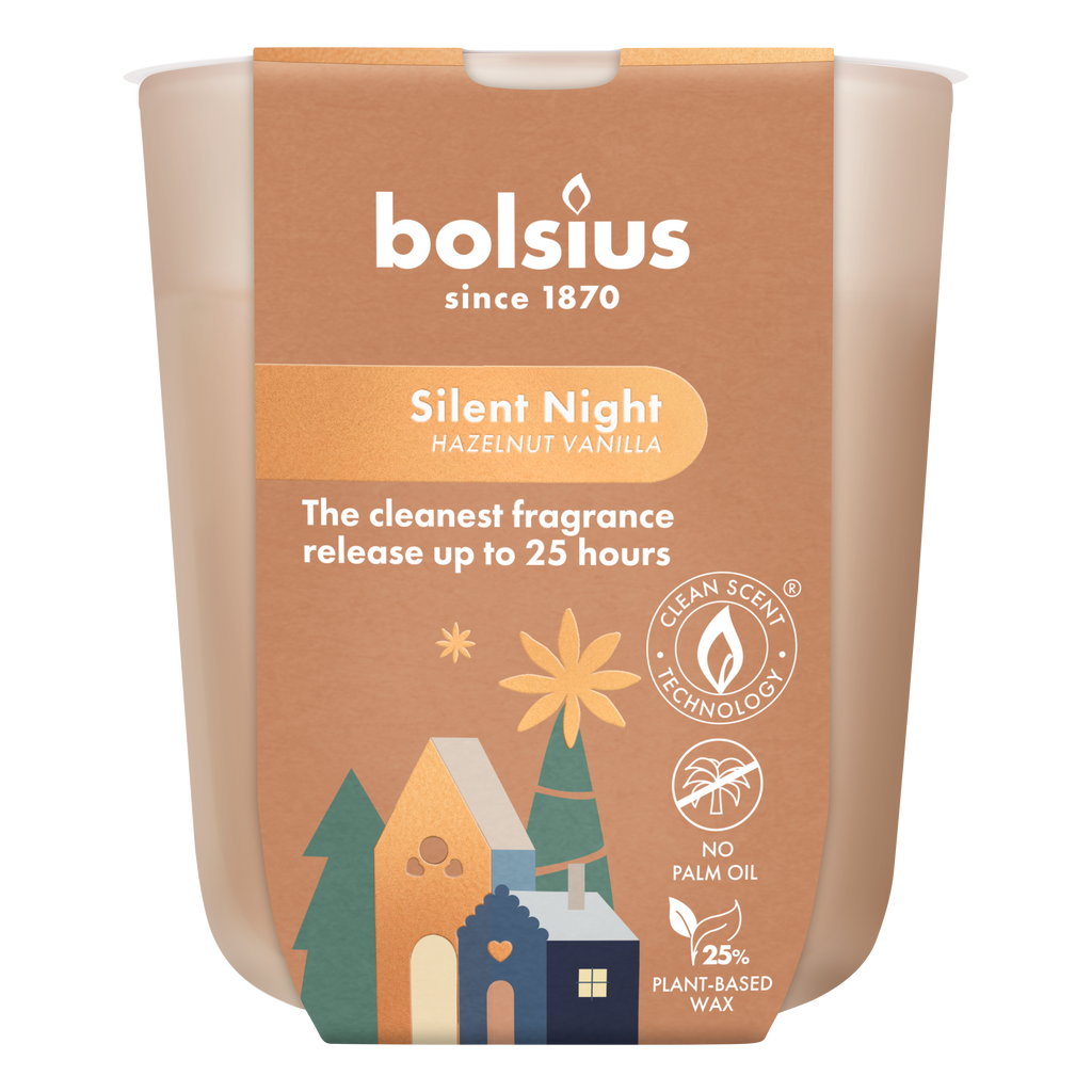 Bolsius - True Glow - 6 Geurkaarsen - Silent Night - Voordeelverpakking - Geur Kaars