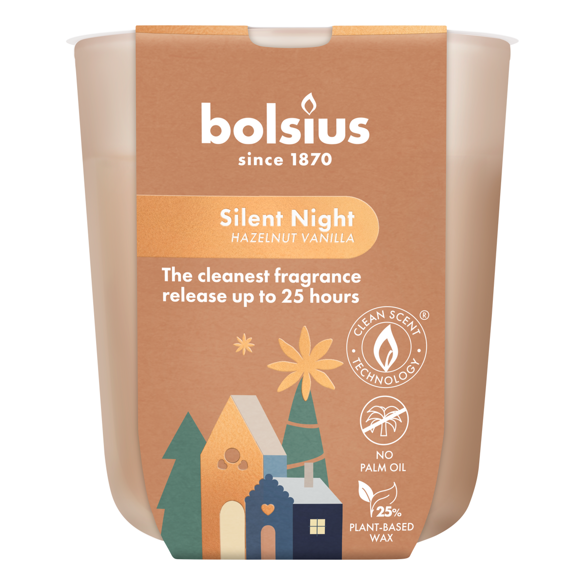 Bolsius - True Glow - 6 Geurkaarsen - Silent Night - Voordeelverpakking - Geur Kaars