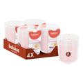 Bolsius - True Scents - 4 Geurkaarsen - Magnolia - Roze - Voordeelverpakking - Geur Kaars