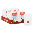 Bolsius - True Scents - 4 Geurkaarsen - Fresh Cotton - Voordeelverpakking - Geur Kaars