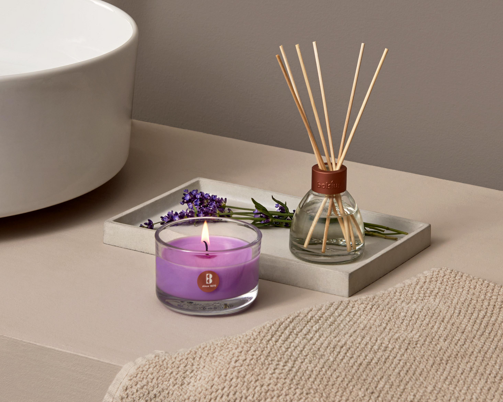 Bolsius - True Scents - 4 Geurkaarsen - Lavendel - Paars - Voordeelverpakking - Geur Kaars