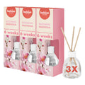 Bolsius True Scents - Geurstokjes - Magnolia - 3 stuks - Voordeelverpakking - 60ml