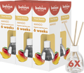 Bolsius True Scents - Geurstokjes - Mango - 6 stuks - Voordeelverpakking - 60ml