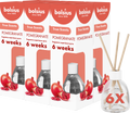 Bolsius True Scents - Geurstokjes - Granaatappel - 6 stuks - Voordeelverpakking - 60ml