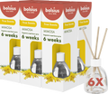 Bolsius True Scents - Geurstokjes - Mimosa - 6 stuks - Voordeelverpakking - 60ml