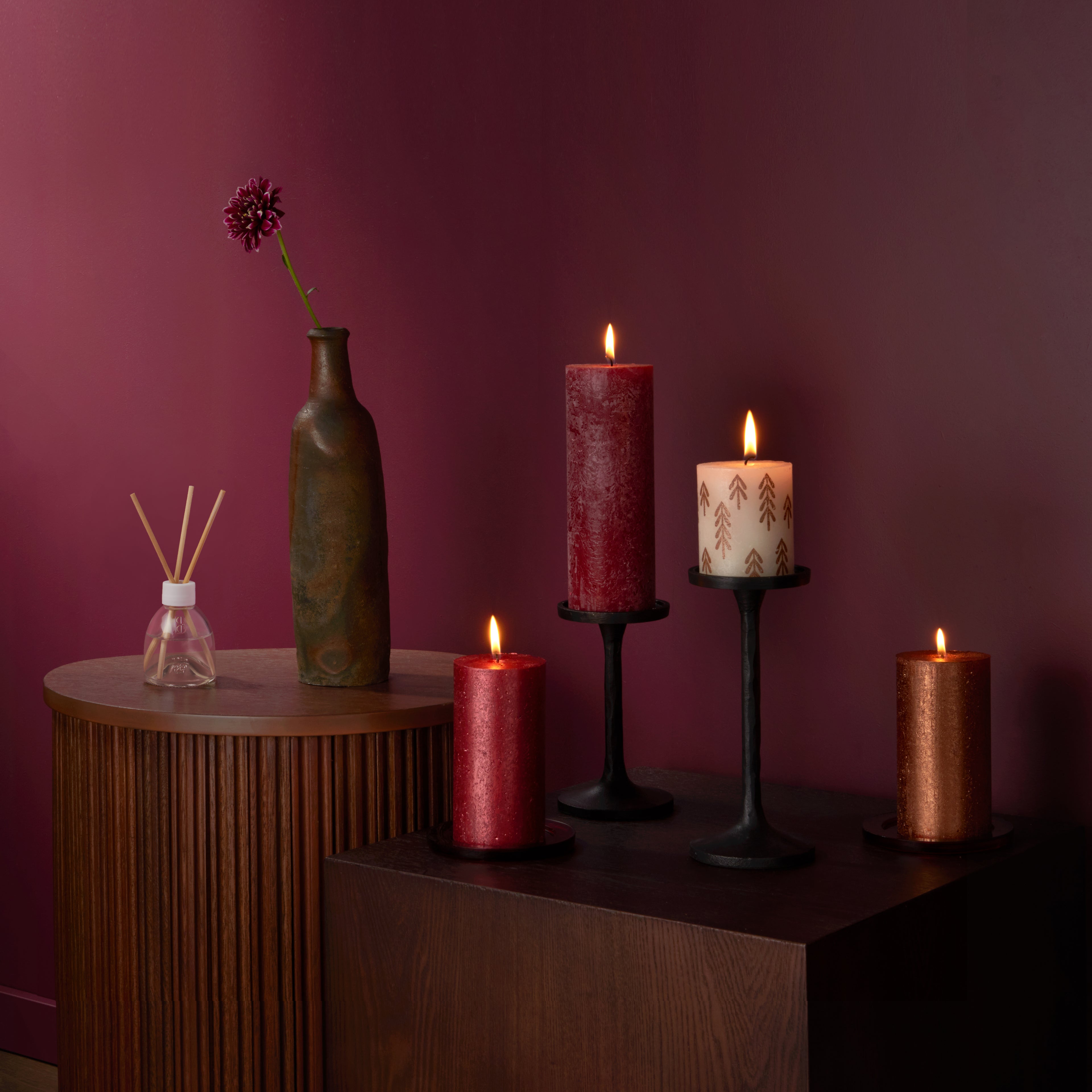 Bolsius - True Glow Geurstokjes - Merry Moments - Kaneel Gember Warme Appel - 6 Stuks - Voordeelverpakking