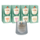 Bolsius - CleanLight - Grijs - Houder en navulbare Geurkaarsen - Starterkit - Met 9 gegeurde Refills