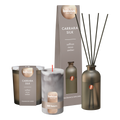 Bolsius - Carrara Silk set - Geurkaars - Geurstokjes - Marble Kaars - Grijs