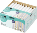 Bolsius - Bistro kaars - Wit - 18cm - 135 Stuks - 6 Branduren - Dinerkaarsen