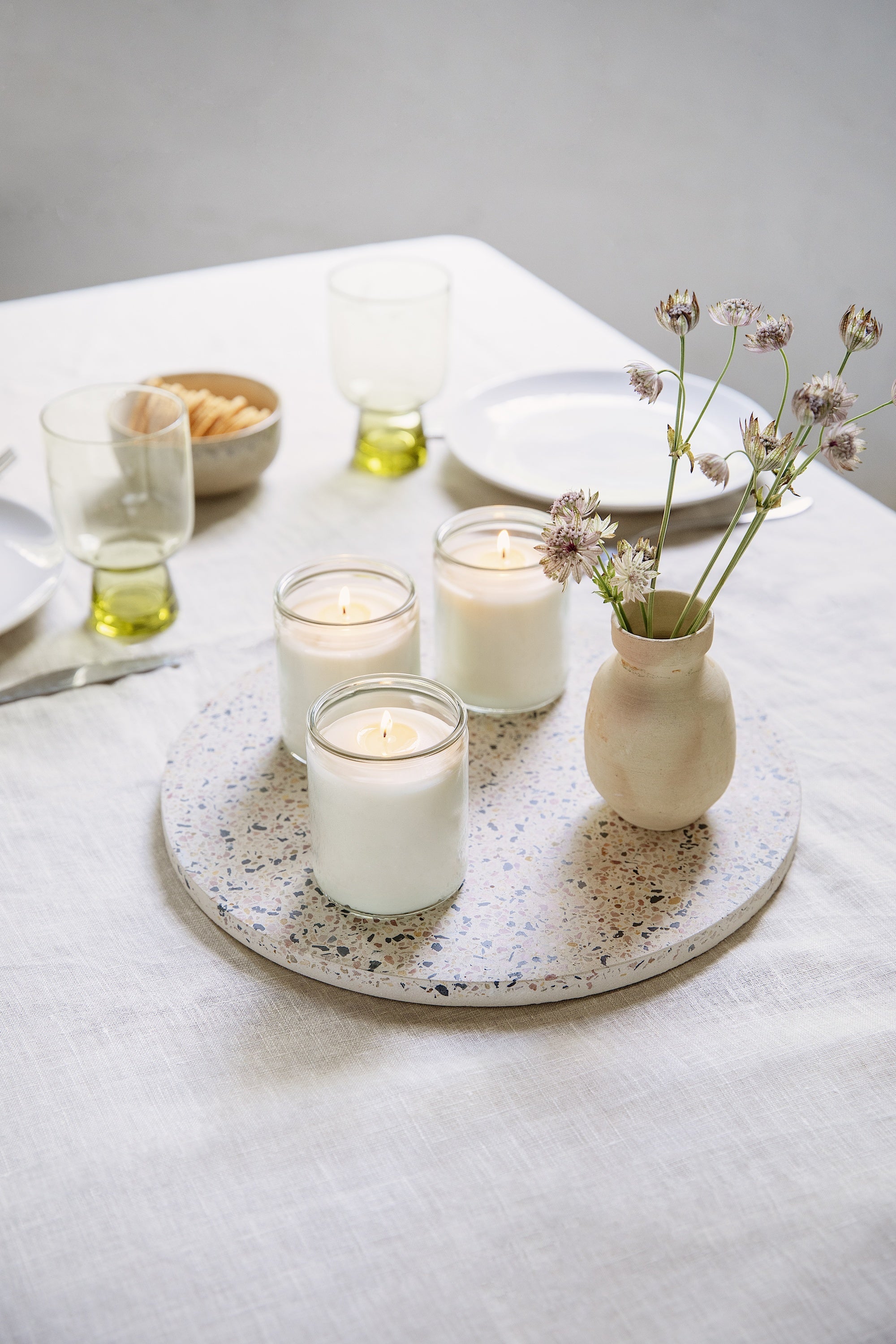Bolsius - Starlight - Transparant - Kaarsen in Glas - 8 Stuks - 50 Branduren