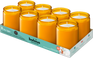 Bolsius - Starlight - Amber - Kaarsen in Glas - 8 Stuks - 50 Branduren
