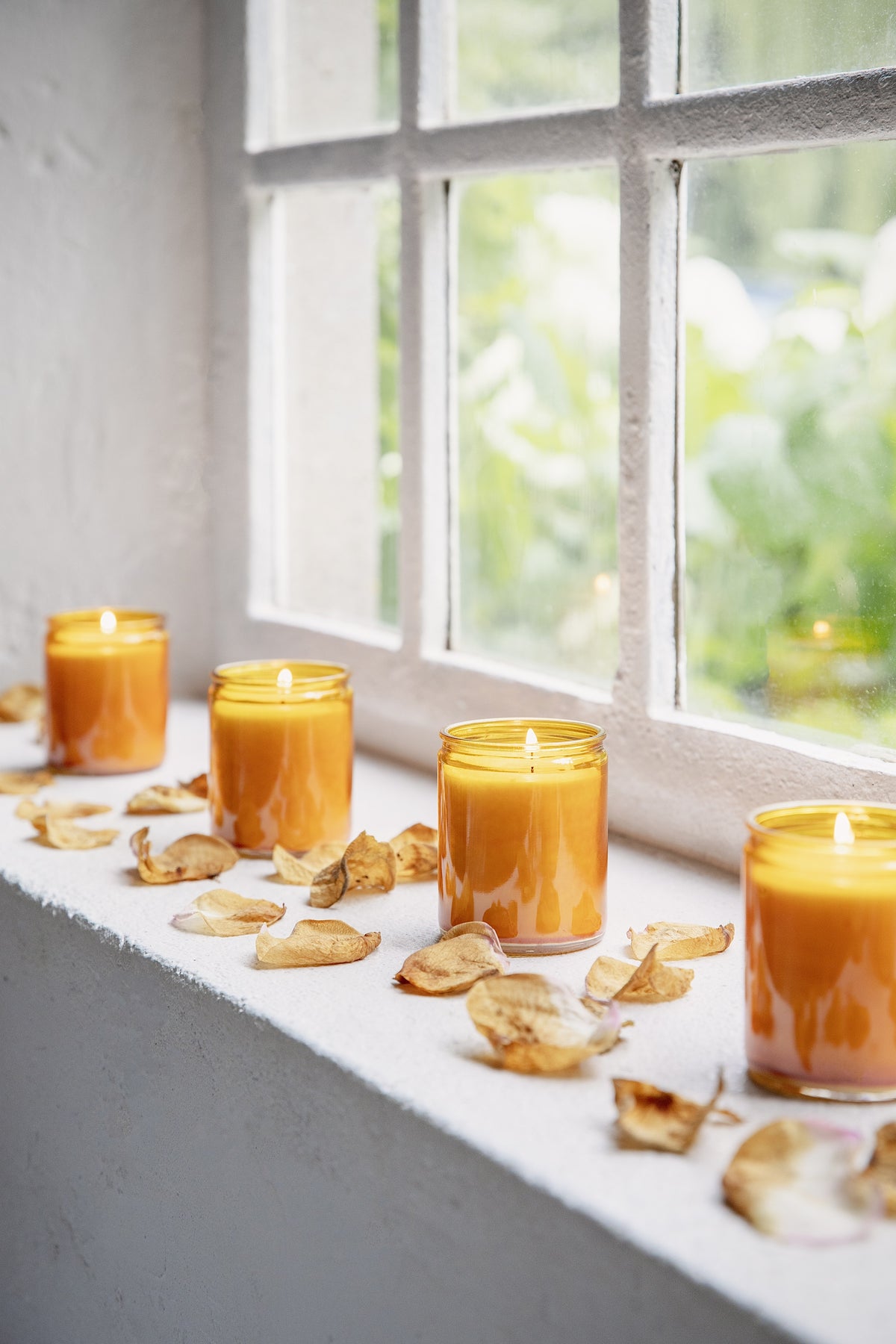 Bolsius - Starlight - Rood - Kaarsen in Glas - 8 Stuks - 6 Branduren
