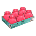 Twilight - Kaars in glas - Patio - Fuchsia - Tray 6 - 70 branduren