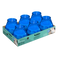 Bolsius - Twilight - Kaars in glas - Patio - Blauw - Tray 6 - 70 branduren
