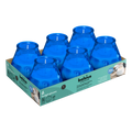 Bolsius - Twilight - Kaars in glas - Patio - Blauw - Tray 6 - 70 branduren