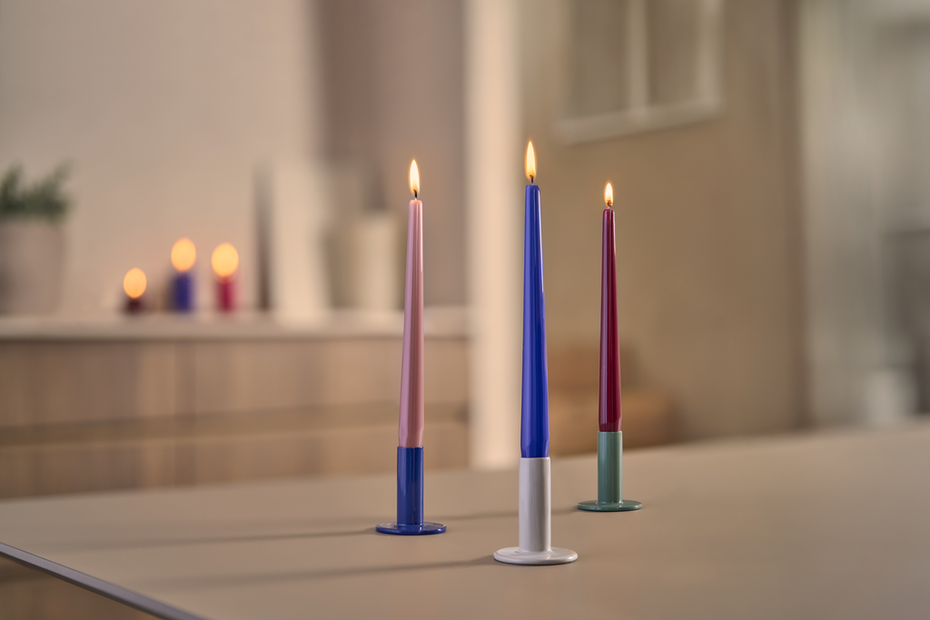 Bolsius - Gladde Dinerkaarsen - 50 stuks - Bordeaux Rood - 24,5 cm - Voordeelverpakking