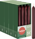 Bolsius - Gladde Dinerkaarsen - 17 cm - 32 stuks - Bordeaux Rood