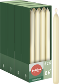 Bolsius - Gladde Dinerkaarsen - 23 cm - 32 stuks - Ivoor