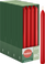 Dinerkaarsen Glad - 32 st. - Rood - 23 cm