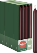 Bolsius - Gladde Dinerkaarsen - 23 cm - 32 stuks - Bordeaux Rood