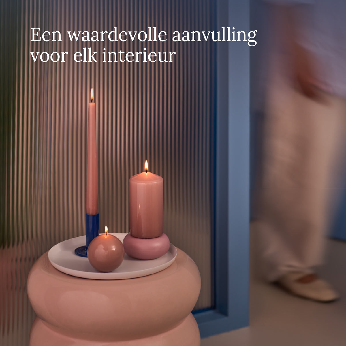 Bolsius - Glossy - Bolkaarsen - 6 Stuks - Licht Roze - 7cm - 16 Branduren