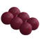 Bolsius - Glossy - Bolkaarsen - 6 Stuks - Rood - 7cm - 16 Branduren