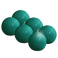 Bolsius - Glossy - Bolkaarsen - 6 Stuks - Groen- 7cm - 16 Branduren