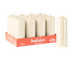 Bolsius - Gladde Stompkaarsen - 12 stuks - Ivoor- 42 branduren - 15 x 5,8 cm