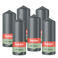 Bolsius - Gladde Stompkaarsen - Antraciet - 6 stuks - 15cm - 42 Branduren