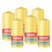 Bolsius - Gladde Stompkaarsen - 6 Stuks - Geel - 13 cm - 43 Branduren