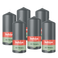 Bolsius - Gladde Stompkaarsen - 6 Stuks - Antraciet - 13 cm - 43 Branduren