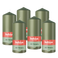 Bolsius - Gladde Stompkaarsen - 6 Stuks - Groen - 13 cm - 43 Branduren