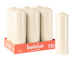 Bolsius - Gladde Stompkaarsen - 6 stuks - Ivoor - 75 branduren - 20 x 6,8 cm