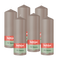 Bolsius - Gladde Stompkaarsen - 6 Stuks - Taupe - 20 cm - 75 Branduren