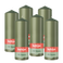 Bolsius - Gladde Stompkaarsen - 6 Stuks - Groen - 20 cm - 75 Branduren