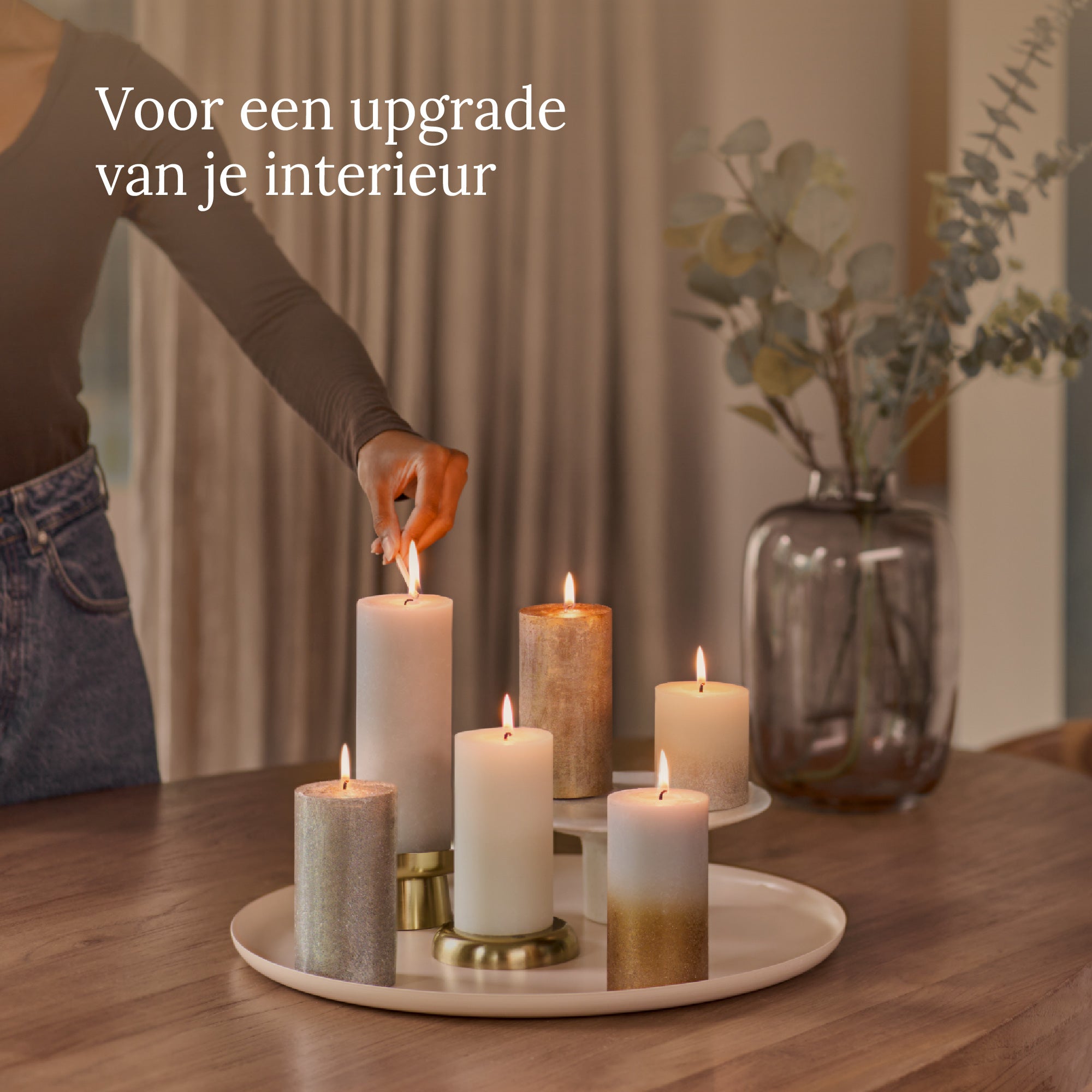 Bolsius - Rustieke Kaarsen Set - New Sparkle