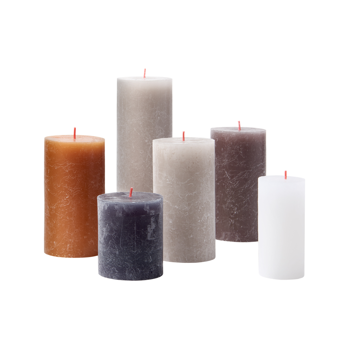 Bolsius - Rustieke Kaarsen Set - New Neutrals
