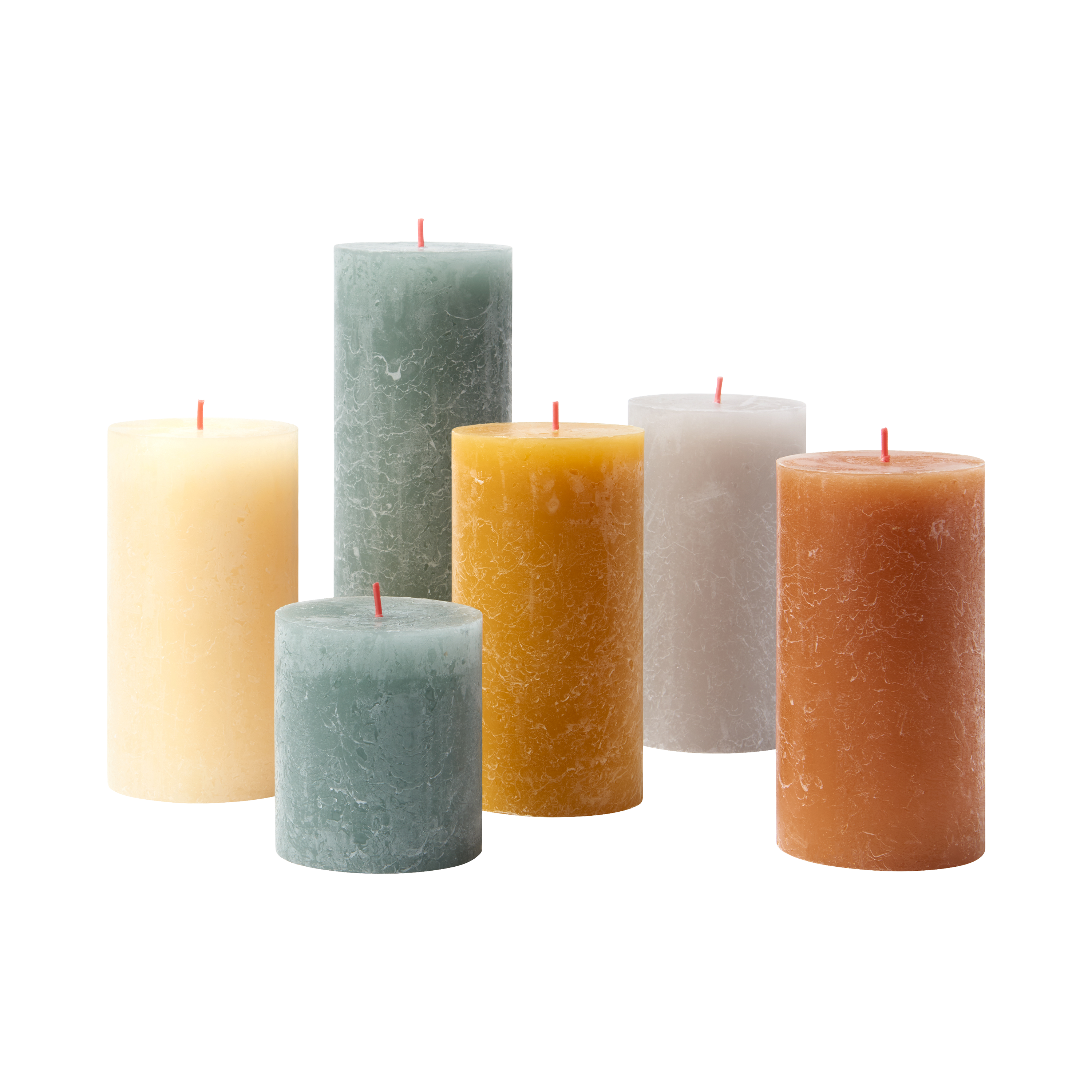 Bolsius - Rustieke Kaarsen Set - Nordic Ambiances