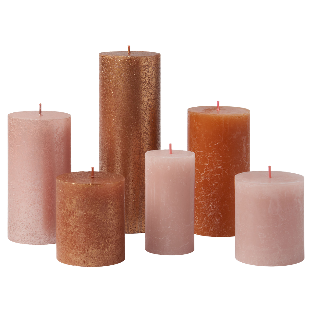 Bolsius - Rustieke Kaarsen Set - Cosy Coppers