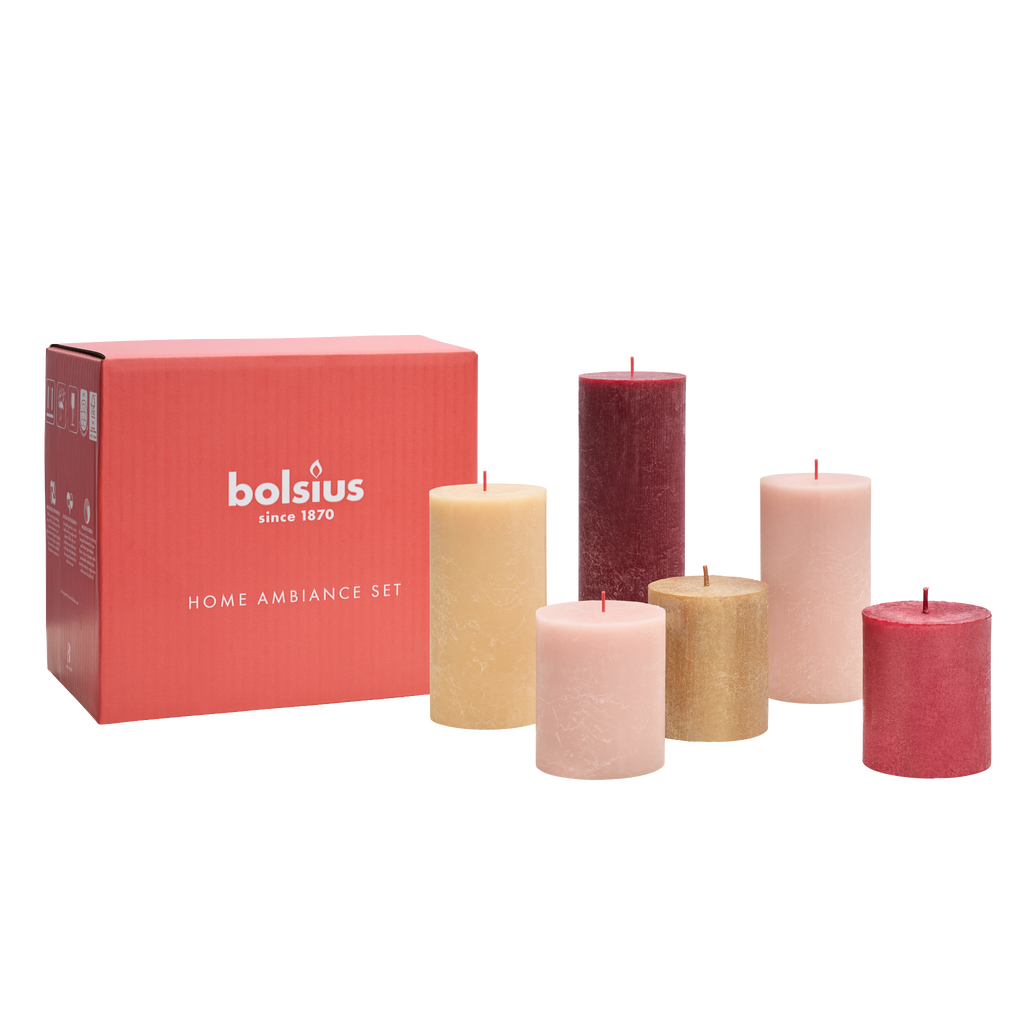 Bolsius - Rustieke Kaarsen Set - Haptic Luxury