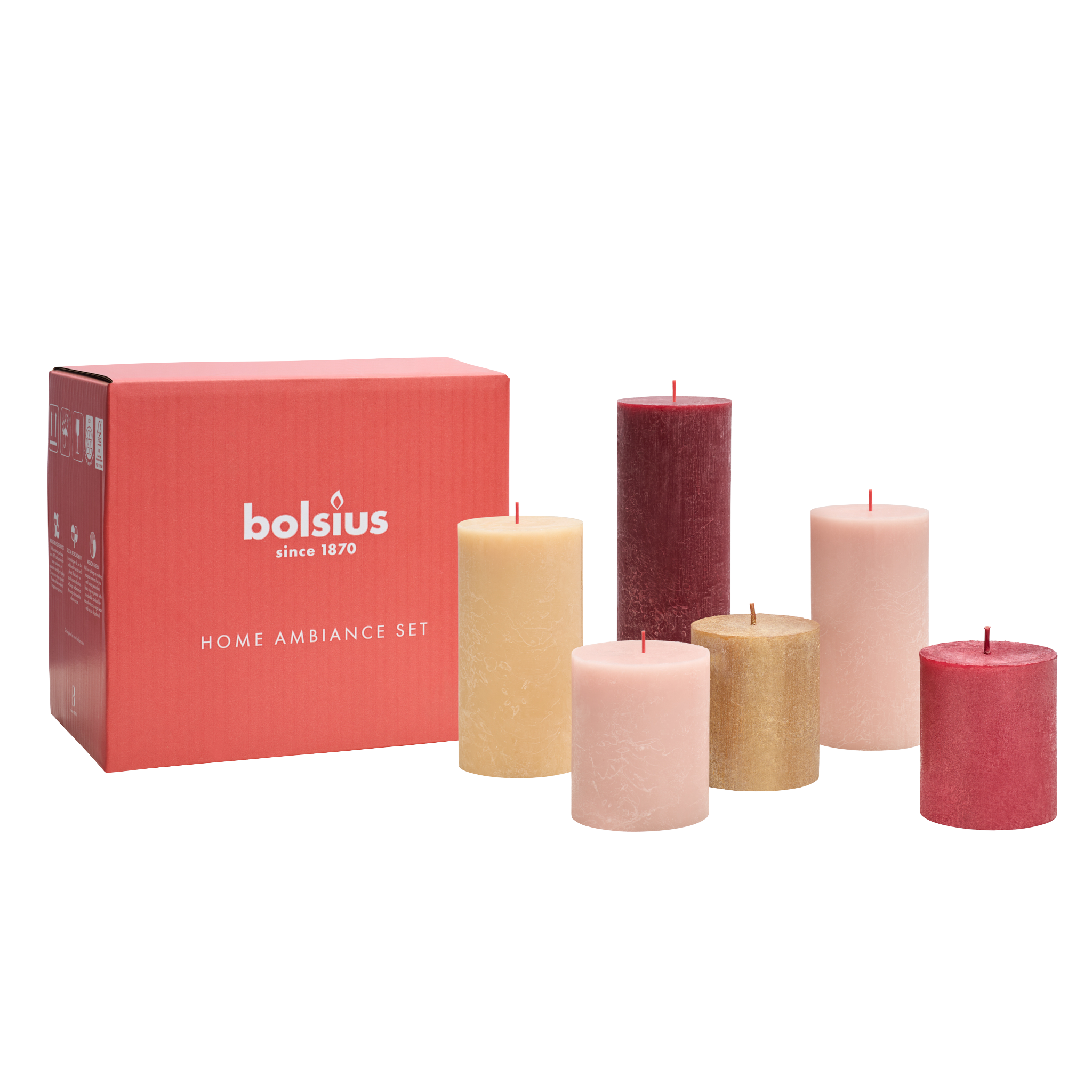 Bolsius - Rustieke Kaarsen Set - Haptic Luxury