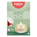 Bolsius - Grote Maxi Clear Cup - 72 Waxinelichtjes - Theelichtjes - 8 branduren - Duurzaam