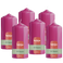 Bolsius - Glossy - Stompkaarsen - 6 Stuks - Fuchsia Roze - 13cm - 43 branduren
