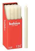 Bolsius - 16 Dinerkaarsen Rustiek - Ivoor
