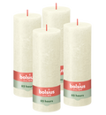 Bolsius - Rustieke Kaars - 4 Stuks - Ivoor - 19cm