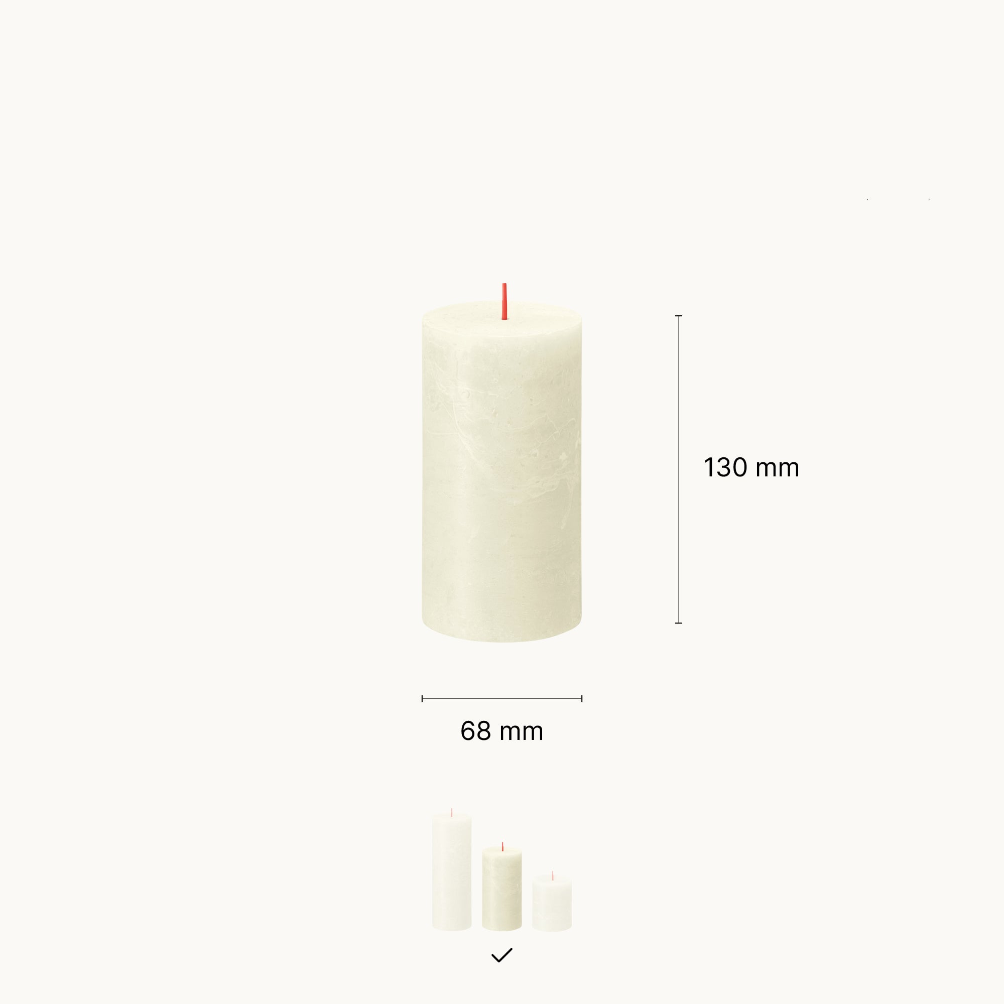 Bolsius - Rustieke kaars - 4 Stuks - Groen met print - 13cm - Kerst patroon