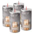 Bolsius Stompkaars - Marble - Grijs - 13 cm - 60 Branduren