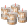 Bolsius Stompkaars - Marble - Beige - 8 cm - 35 Branduren