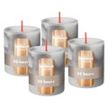 Bolsius Stompkaars - Marble - Grijs - 8 cm - 35 Branduren